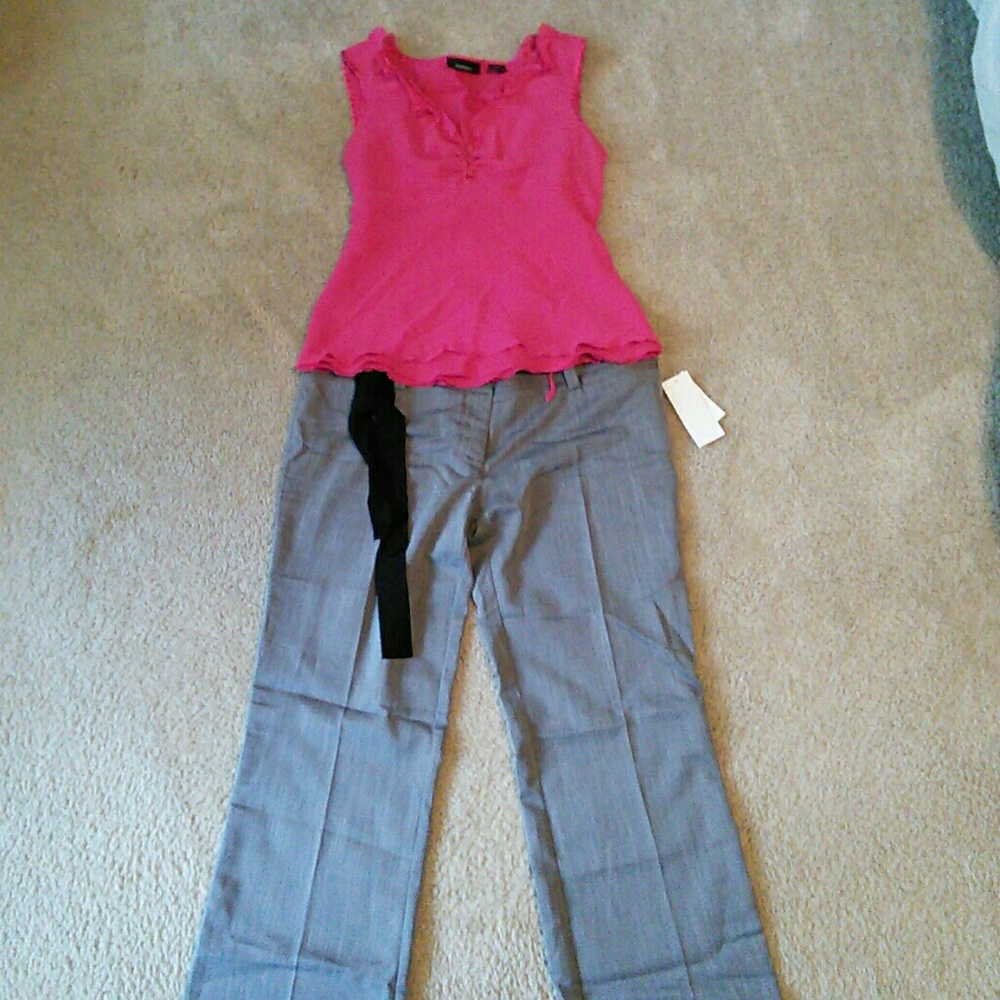 Express Hot Pink Blouse Size 10